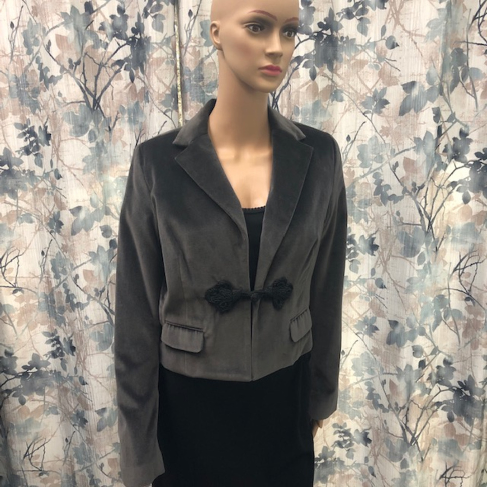 Chaiken cropped velvet spencer jacket